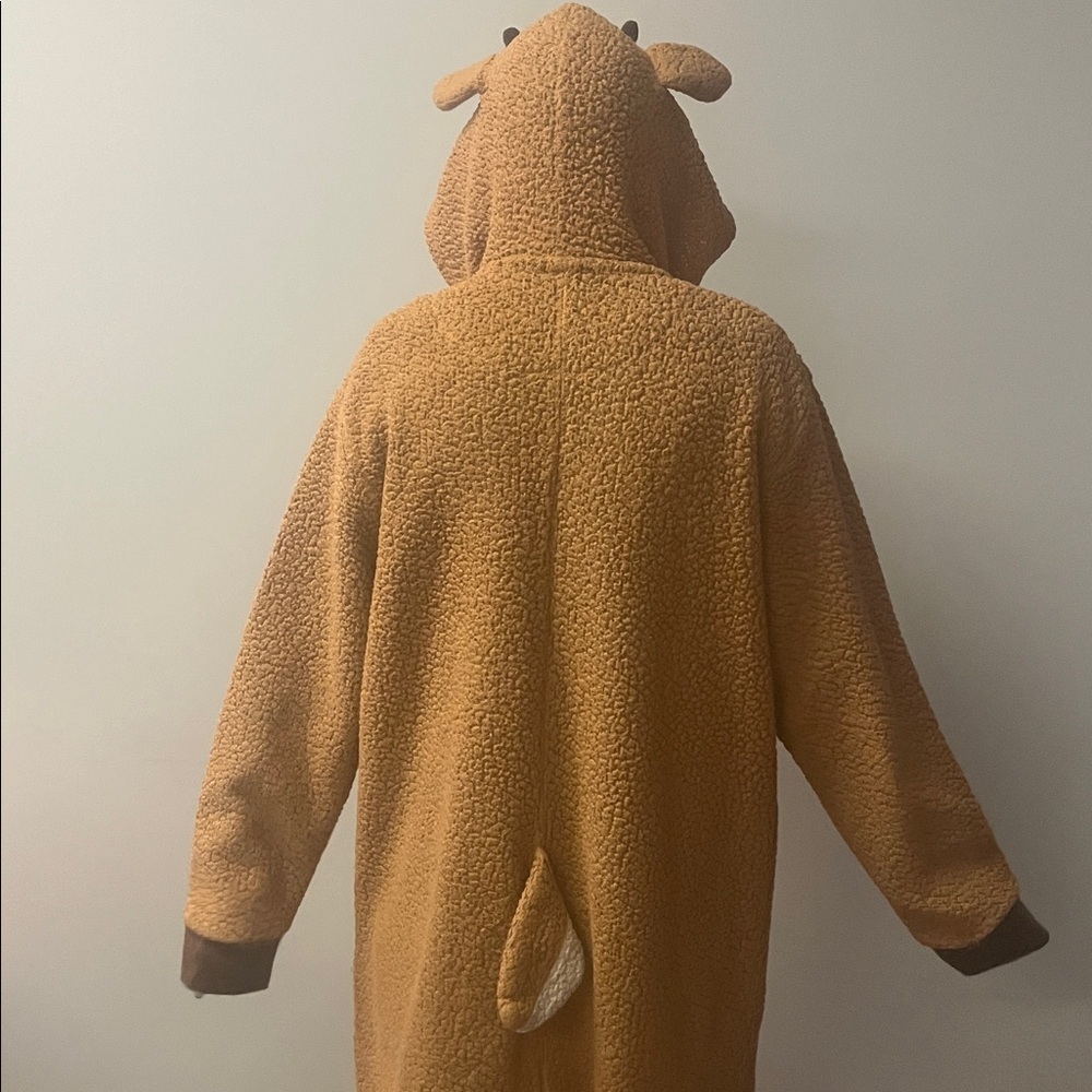 Source Unknown Brown Reindeer Jumpsuit - image 3